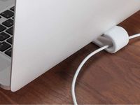 NUOBESTY 2Pcs Laptop Notebook Stand Anti-Slip Durable Silicone Elevation Stand Lightweight Portable Risers for Laptop Tablet Keyboard White