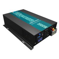 Reliable 3000W Solar Power Inverter Off Grid 24V DC Voltage Converter LED Display Pure Sine Wave Inverter Dual 120V AC Outlets