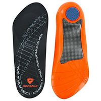 Sof Sole Insoles Men's PLANTAR FASCIA Support 3/4 Length Gel Shoe Insert, Men's 7-13