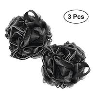 Bath Sponge ULTNICE 3pcs Swirl Mesh Shower Pouf Body Scrubber Bath Spa Puff Shower Ball