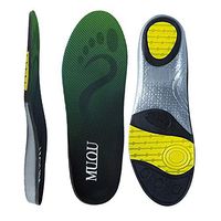 MUOU Sneakers Insoles Inserts Neutral Arch Support Sports Shoes Insole Performance Running Shoes for Women and Men (13-14.5 Women/11-12.5 Men, green)