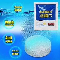 AjaxStore - 3Pcs Auto Window Cleaning Cleanser Effervescent Tablet Solid Wipers Fluid Windshield Glass Cleaner Glass Cleaner Car Accessories