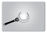 Sailor Moon Transformation Scepter Wand Apple Macbook Decal Vinyl Sticker Apple Mac Air Pro Retina Laptop sticker