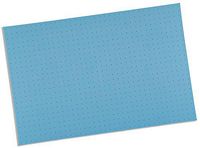 Rolyan Splinting Material Sheet, Ezeform, Blue, 1/8" x 18" x 24", 1% Perforated, Single Sheet