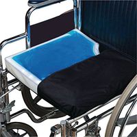 Skil-Care Coccyx Relief Gel-Foam Wheelchair Cushion, 18"W x 16"D x 3"H