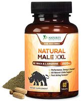 Natural Male XXL Pills Aids Natural Stamina, Strength & Mood - Extra Strength Enlargement and Energy Support - Made in USA - Prime Performance Endurance Supplement for Men - 60 Capsules