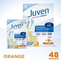 Juven Therapeutic Nutrition Drink Mix Powder for Wound Healing Includes Collagen Protein, Orange, 48 Count