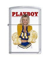 Zippo Playboy Cover November 1998 Pocket Lighter, Satin Chrome