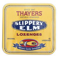 Thayers Slippery Elm Lozenges Original - 42 Lozenges - Case of 10