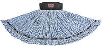 Rubbermaid Commercial 1924803 Maximizer Mop Head, Shrinkless Blend, Medium, Blue