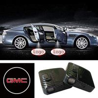 SOONDAR Upgraded Universal Senseor Wireless Car Door LED Projector Light Courtesy Welcome Logo Light Shadow Ghost Laser Lamp for GMC (2PCS)