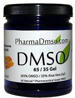 DMSO Gel Infused w/Frankinsence Essential Oil. 65% DMSO / 35% Aloe Vera (1.7 oz) (9 oz)