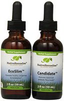Native Remedies Candidate and EcoSlim ComboPack for effective weight loss and treatment of Candida and yeast infections