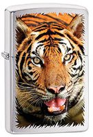 Zippo Tiger Outdoor Indoor Windproof Lighter Custom Personalized Engraved Message Permanent Engraving on Backside