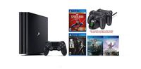 2020 Newest PlayStation 4 Pro Deluxe Bundle- Only On PlayStation Bundle -Included 4 Games(2 download), Marvel spider-man game of the year Edition, HESVAP Fast Charging Station Dock