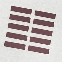 Rectangle Match Strikers 0.50" x 2.00" - Brown