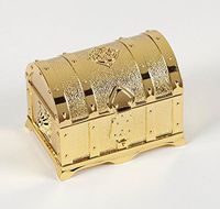 Gold Treasure Box with (13 Piece) Arras Coin Set