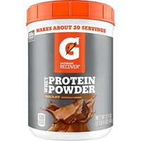 Gatorade Whey Protein Powder, Chocolate, 22.4 Ounce (20 servings per canister, 20 grams of protein per serving)