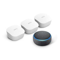 Amazon eero mesh WiFi system (3-pack) with free Echo Dot (Charcoal)