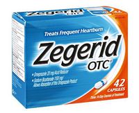Zegerid OTC Heartburn Relief Capsules , 42 CT (Pack of 4)
