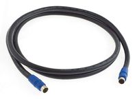 Hubbell Wiring Systems VGA615BK X-END VGA Plug-n-Play Non-Plenum Horizontal Run Cable, 8-Pin Male, 15' Length, Black