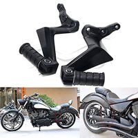 Frames & Fittings Matte Black Motorcycle Rear Passenger Footpegs Foot Rest for Victory Vegas Kingpin Boardwalk High Ball Gunner