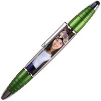 Lime - PixStylus 2 in 1 Personalized Pen and Stylus Combo - DIY, Create your own custom stylus/pen - Just insert a photo or design your own insert at PersonalizeItYourself.com