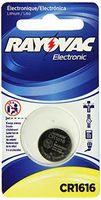 CR1616 Rayovac 3 Volt Lithium Coin Cell Battery