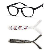 LifeArt Blue Light Blocking Glasses,Cut UV400 Transparent Lens,Computer Reading Glasses,Anti Eyestrain/Anti Scratch/Anti Smudgy,Sleep Better for Women/Men(LA_DIY_Black,+1.50 Magnification)