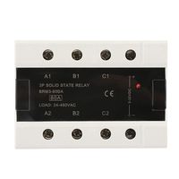 Solid Stats Relay,Three Phase Solid State Relay DC Control AC 40DA/60DA/80DA Load 24-480VAC(BRM3-80DA)