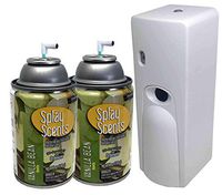 Automatic Spray Air Freshener Kit (2) Refills with (1) Dispenser - Spray Scents - Vanilla Bean
