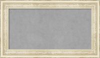 Framed Magnetic Board Bulletin Board | Magnet Board Country White Wash Frame | Framed Magnetic Boards | 28.25 x 16.25"
