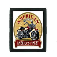 Metal Cigarette Case Vintage Poster D-251 American Biker America's Finest