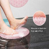 w5bhj0 Shower Foot Massager Scrubber & Cleaner, Shower Foot Massager Cleaner Brush, Foot Acupressure Massage Mat for Foot Care,Non Slip with Suction Cups