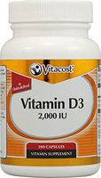 Vitacost Vitamin D3 (as Cholecalciferol) - 2000 IU - 200 Capsules