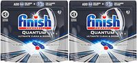 Finish - Quantum - 82 Count - Dishwasher Detergent - Powerball - Ultimate Clean & Shine - Dishwashing Tablets - Dish Tabs, Pack of 1 Pack of 2
