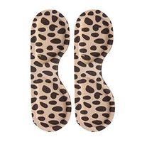 4 Pair Heel Cushions Padded Heel Grips Care Heel Snugs Heel Liners Leopard(D)