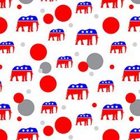 GRAPHICS & MORE Republican Elephant GOP Conservative America Political Party Premium Gift Wrap Wrapping Paper Roll