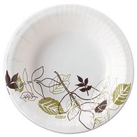 Dixie Ultra SXB12WS Pathways w/Soak Proof Shield Heavyweight Paper Bowls, 12oz, Green/Burg, 500/Ct