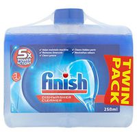 Finish Dishwasher Cleaner Dual Action Twin Pack (2 x 250ml)