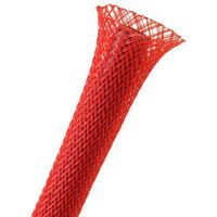 Techflex 1/8" Expandable Sleeving 25 ft. Red