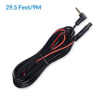 29.5 Feet/9M Backup Camera Extension Cord Cable,Car Charger Wire Kit for Mirror Dash Cam(4Pin, 2.5mm)