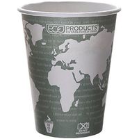Eco-Products World Art, Hot Cups, 12 Oz, Pack Of 50
