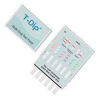 Prime Screen 6 Panel Marijuana Drug Tests Kit 100 Pack - Individually Wrapped Urine Test Kit (THC,COC,OPI,AMP,mAMP,BZO) - WDOA-264 (100)