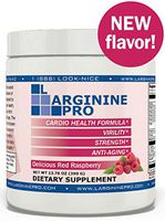 L-arginine Pro, 1 Now L-arginine Supplement - 5,500mg of L-arginine Plus 1,100mg L-Citrulline + Vitamins & Minerals for Cardio Health, Blood Pressure (Raspberry, 1 Jar)