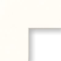 Craig Frames B402 14x18-Inch Mat, Single Opening for 10x13-Inch Image, White with Cream Core