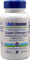 Super Omega-3 EPA/DHA with Sesame Lignans & Olive Extract 60 softgels-Pack-3