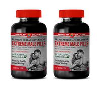 libido Booster for Men Sex - Extreme Male Pills - maca and Ginseng for Men - 2 Bottles 120 Tablets