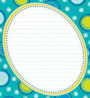 Bubbly Blues Notepad