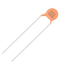 uxcell Ceramic Capacitor Kit 50V 150PF Disc Capacitors for DIY Electronic Circuit, Pack of 50, Brick Red